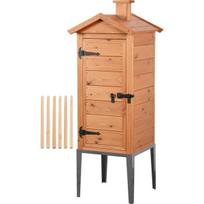 Rūkykla karštam ir šaltam rūkymui su nerūdijančio plieno pagrindu 200L 100cm 15–20kg 6 kabliai Browin