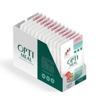 Optimeal™ suaugusiems šunims su jautiena ir spanguolėmis drebučiuose, 100 g x 12 vnt