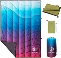 B2jiu pūkinė stovyklavimo antklodė 140 × 200 cm, paklotas po palapine