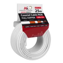 Laidai // Bendraašiai kabeliai // Kabel  koncentryczny Maclean, Przewód  antenowy satelitarny, RG6 1.02CU+4.8FPE+CU/P+32*0.12CU+6.8PVC, 25M, MCTV-470