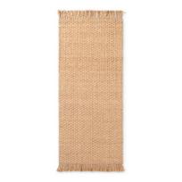 Apverčiamas/rankų darbo natūralios spalvos iš džiuto kilimas 80x300 cm Fjord – Hanse Home