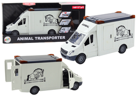 Žaidimų zona | PC | Konsolės | Priedai // Žaislai ir žaidimai vaikams // Auto Transporter Koni Otwierane Drzwi Światło Dźwięk Biały