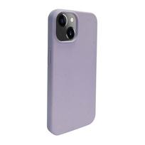 Nugarėlės dėklai iLike Apple iPhone 14 Silicone plastic case Eco Print Design Flower Purple