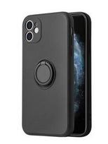 Nugarėlės dėklai iLike Apple iPhone 14 Pro SILICONE RING Black