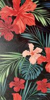 Apsauginė plėvelė Evelatus Universal Red Flowers Along With Ferns Colorful Film for Cutter
