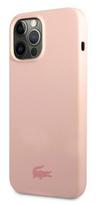 Nugarėlės dėklai Lacoste Apple iPhone 13 Pro Liquid Silicone Glossy Printing Logo Case Pink