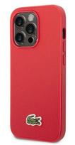 Nugarėlės dėklai Lacoste Apple Phone 14 Pro Iconic Petit Pique Logo Case Red