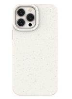 Nugarėlės dėklai Eco Apple iPhone 14 Pro Max silicone degradable cover White