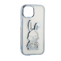 Nugarėlės dėklai iLike Apple iPhone 11 Silicone Case Print Desire Rabbit Blue