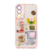Nugarėlės dėklai iLike Apple iPhone 13 EPOXY CARTOON COVER Pink