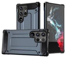 Nugarėlės dėklai iLike Samsung Galaxy S24 Ultra armored Hybrid Armor case Blue