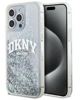 Nugarėlės dėklai DKNY Apple iPhone 15 Pro 6.1 hardcase Liquid Glitter Big Logo Black