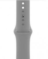 Dirželis Just Must Universal JM LIQUID SILICONE case for Apple watch band 42/44/45 Light Gray