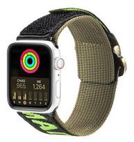 Dirželis Dux Ducis  Strap (Outdoor Version) strap for Apple Watch Ultra, SE, 8, 7, 6, 5, 4, 3, 2, 1 (49, 45, 44, 42 mm) nylon band bracelet Black Green