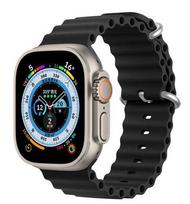 Dirželis Dux Ducis  Strap Watch Strap 8 / 7 / 6 / 5 / 4 / 3 / 2 / SE (41 / 40 / 38mm) Silicone Band Bracelet Black