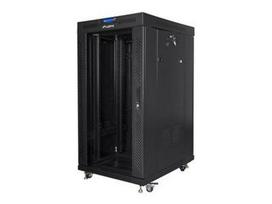 Lanberg | Rack cabinet 19" free-standing 22U/800x800 (flat pack) with glass door