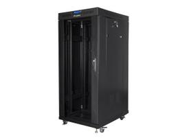 Lanberg | Rack cabinet 19" free-standing 27U/600x800 (flat pack) with glass door