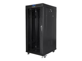 Lanberg | Rack cabinet 19" free-standing 27U/800x1000 (flat pack) with glass door