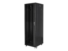 Lanberg | Rack cabinet 19" free-standing 42U/600x1000 (flat pack) with mesh door lCD V2 | FF01-6042-23BL | Black