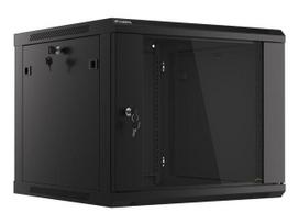 Lanberg | Rack cabinet 19" wall-mount 9U/600x600 (flat pack) V2 | WF01-6609-10B | Black