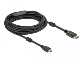 Kabelis Delock DisplayPort - HDMI 7m juoda (85960)