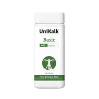 UNIKALK kalcio maisto papildas BASIC, 180 tablečių