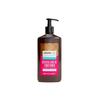 ARGANICARE nenuskalaujamas kondicionierius su keratinu garbanotiems plaukams, 400 ml