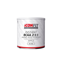 ICONFIT aminorūgštys BCAA 2:1:1, obuolių skonio, 300 g