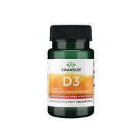 SWANSON, Vitaminas D3 4000TV Su Linų Sėmenų aliejumi, 90 minkštų kapsulių