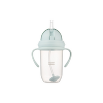 CANPOL BABIES neišsipilanti gertuvė su šiaudeliu, 270 ml, green, 56/623_gre, 1 vnt.