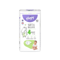 HAPPY sauskelnės MAXI, 8–14 kg, bekvapės, 62 vnt.