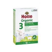 HOLLE ekologiškas ožkų pieno mišinys kūdikiams Nr. 3, nuo 10 mėn., LT-EKO-001, 400 g