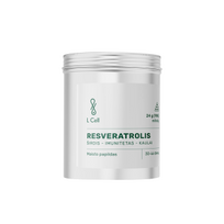 L CELL resveratrolis milteliai, 24 g