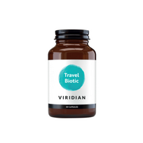 VIRIDIAN TRAVEL BIOTIC, 30 kapsulių