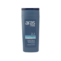 ARAS dušo želė-šampūnas su mentoliu 2 IN 1, 250 ml