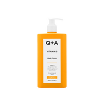 Q+A kūno kremas su vitaminu C, 250 ml