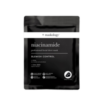 MASKOLOGY lakštinė veido kaukė su niacinamidu, 22 ml