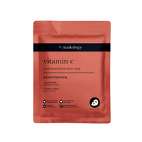 MASKOLOGY lakštinė veido kaukė su vitaminu C, 22 ml