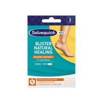 SALVEQUICK „Blister Natural Healing“ pūslių pleistrai, 3 vnt.