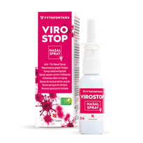 FYTOFONTANA VIROSTOP nosies purškalas, skirtas apsaugai nuo gripo ir kitų virusų, sukeliančių viršutinių kvėpavimo takų uždegimus, 20 ml