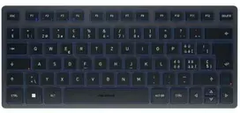 Klaviatūra Cherry cherry KW 7100 MINI BT SLATE Mėlynas/