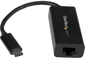 StarTech.com ??USB-C į gigabito eterneto adapteris – juodas?, Laidinis, USB, eternetas, 5000Mbit/s, juodas