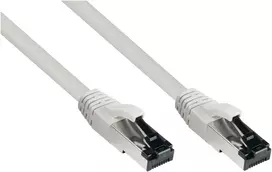 „Good Connections“ 5 m RNS patch kabelis, Cat. 8.1 S/FTP PiMF 40Gbit/s, pilkas