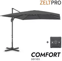 Zeltpro Lauko skėtis su Solid padu Comfort Antracito