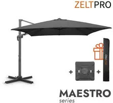 Zeltpro Lauko skėtis su Solid padu (užvalkalas dovanų) Maestro Antracito
