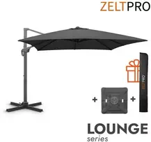 Zeltpro Lauko skėtis su Solid padu (užvalkalas dovanų) Lounge Antracito