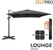 Zeltpro Lauko skėtis su padu (užvalkalas dovanų) Lounge Antracito