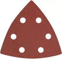Papier Delta Velcro švitrinis popierius 93 x 93 mm P240, 5 vnt., su 6 skylėmis