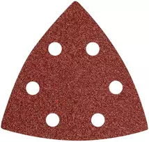 Papier Delta Velcro švitrinis popierius 93 x 93 mm P40, 5 vnt., su 6 skylėmis