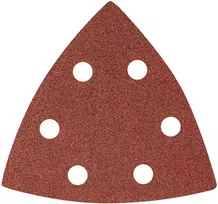 Papier Delta Velcro švitrinis popierius 93 x 93 mm P100, 5 vnt., su 6 skylėmis
